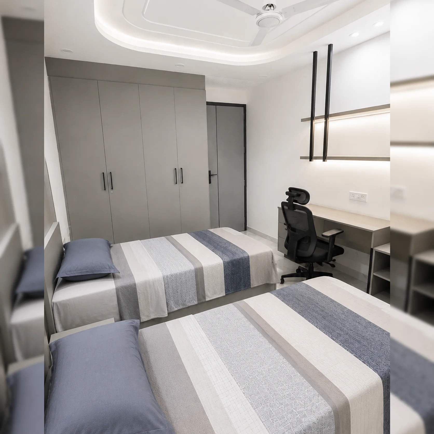The Oasis twin-sharing room